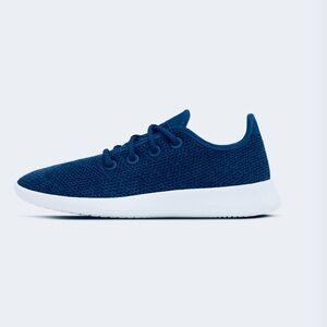 Women’s Allbirds “Tree Runner” sneakers, Indigo Blue, size 7